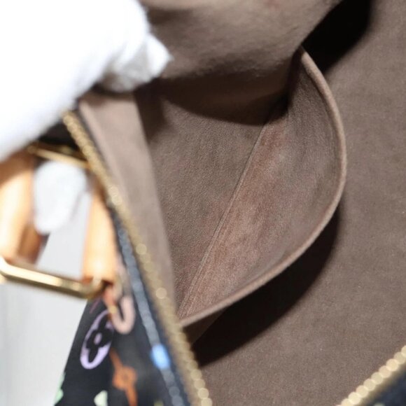 LOUIS VUITTON Monogram Multicolor Speedy 30 Hand Bag Black M92642 Auth yk18882V - Picture 12 of 16